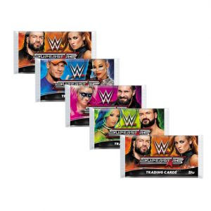 Topps WWE Superstars 2021 5x Booster je 10 Cards