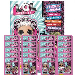 Panini LOL Surprise OMG Sticker 2021 Stickeralbum + 20 Tüten