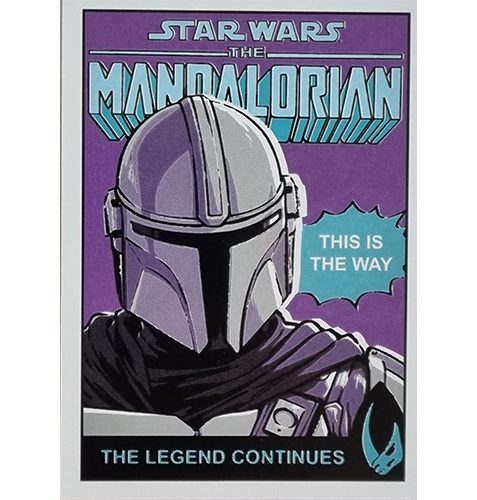 Topps The Mandalorian Trading Cards 2021 Nr CC 5 Comic Book