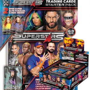 Topps WWE Superstars 2021 Starterpack + Display