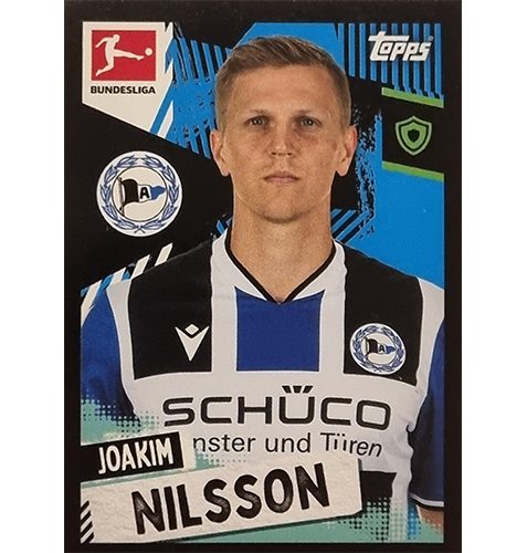 Topps Bundesliga Sticker Saison 2021/2022 Nr 107 Joakim Nilsson