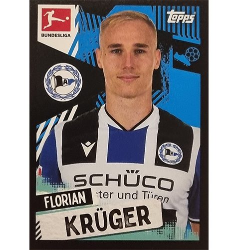 Topps Bundesliga Sticker Saison 2021/2022 Nr 117 Florian Krüger