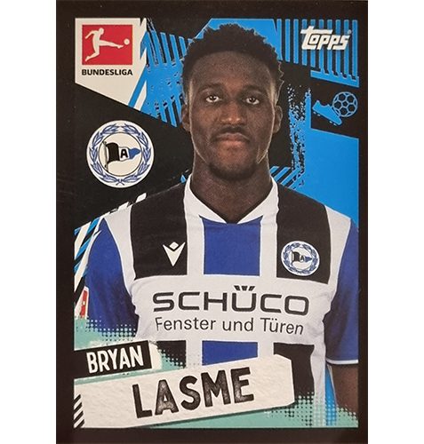 Topps Bundesliga Sticker Saison 2021/2022 Nr 118 Bryan Lasme