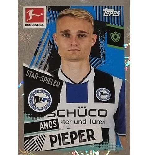 Topps Bundesliga Sticker Saison 2021/2022 Nr 120 Amos Pieper