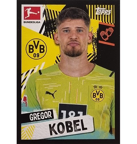 Topps Bundesliga Sticker Saison 2021/2022 Nr 150 Gregor Kobel