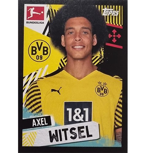 Topps Bundesliga Sticker Saison 2021/2022 Nr 156 Axel Witsel
