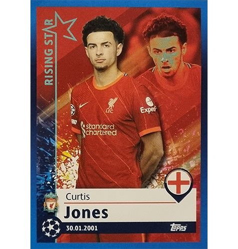 Topps Champions League Sticker 2021/2022 Nr 164 Curtis Jones