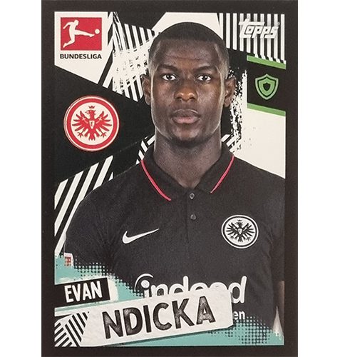 Topps Bundesliga Sticker Saison 2021/2022 Nr 174 Evan Ndicka