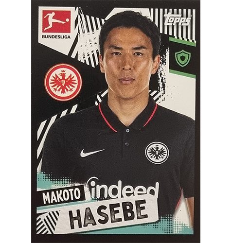 Topps Bundesliga Sticker Saison 2021/2022 Nr 177 Makoto Hasebe