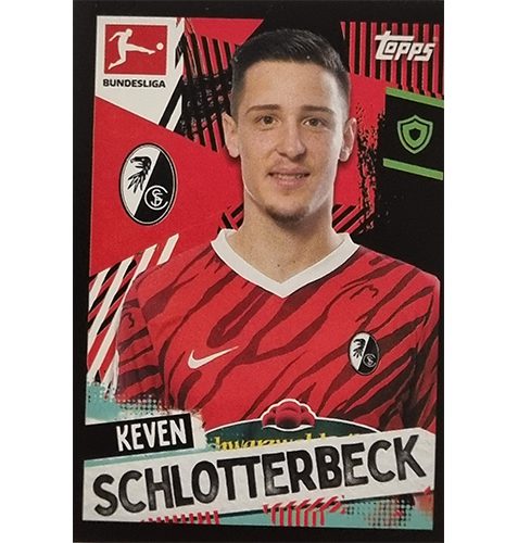 Topps Bundesliga Sticker Saison 2021/2022 Nr 198 Keven Schlotterbeck