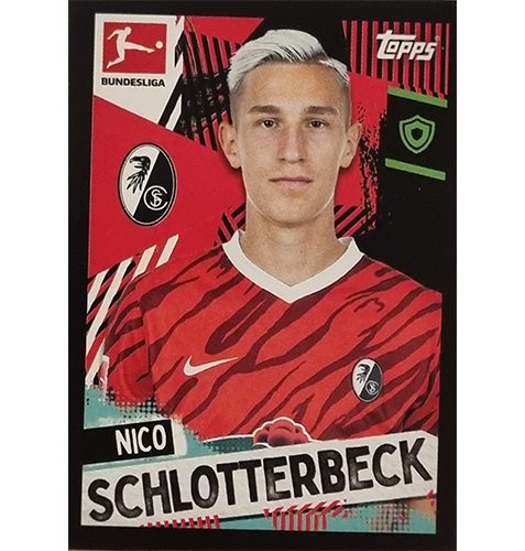 Topps Bundesliga Sticker Saison 2021/2022 Nr 199 Nico Schlotterbeck