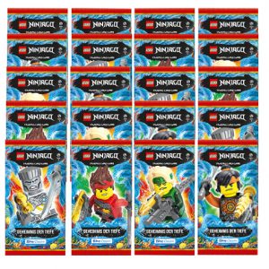 Lego Ninjago Serie 7 Trading Cards Geheimnisse der Tiefe - 20x Booster