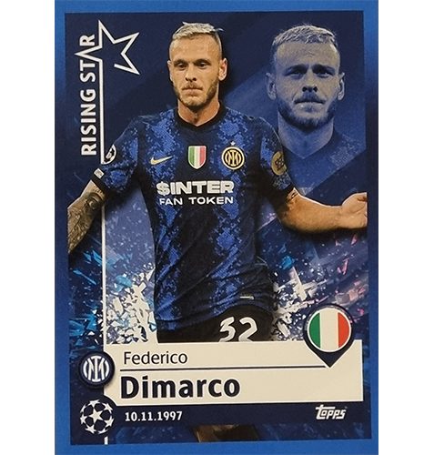 Topps Champions League Sticker 2021/2022 Nr 290 Federico Dimarco