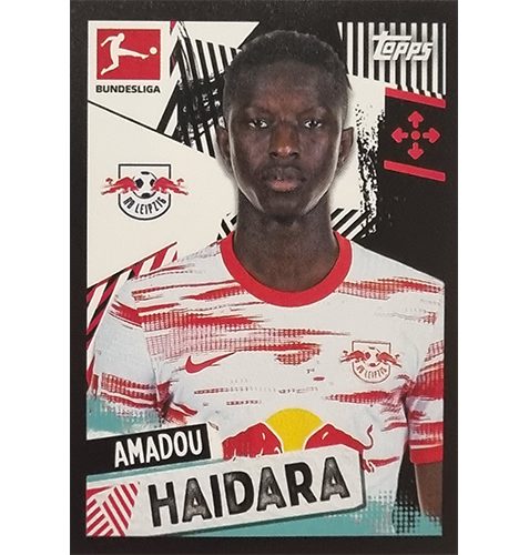 Topps Bundesliga Sticker Saison 2021/2022 Nr 291 Amadou Haidara