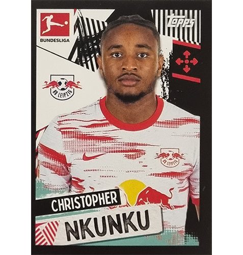 Topps Bundesliga Sticker Saison 2021/2022 Nr 292 Christopher Nkunku