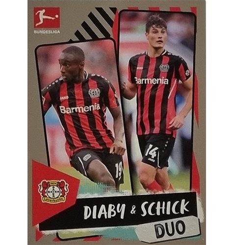 Topps Bundesliga Sticker Saison 2021/2022 Nr 301 Diaby & Schick Duo