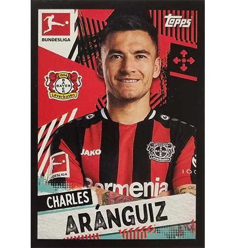 Topps Bundesliga Sticker Saison 2021/2022 Nr 309 Charles Aranguiz