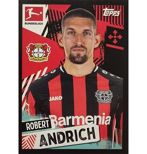 Topps Bundesliga Sticker Saison 2021/2022 Nr 313 Robert Andrich