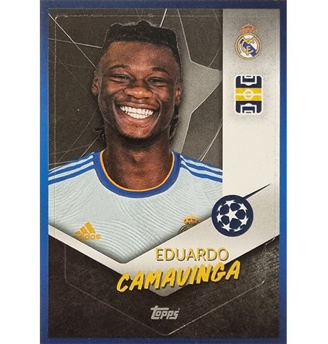 Topps Champions League Sticker 2021/2022 Nr 315 Eduardo Camavinga