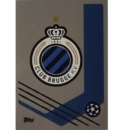 Topps Champions League Sticker 2021/2022 Nr 038 Club Brugge KV Logo