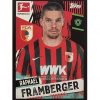 Topps Bundesliga Sticker Saison 2021/2022 Nr 043 Raphael Framberger