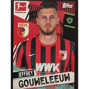 Topps Bundesliga Sticker Saison 2021/2022 Nr 046 Jeffrey Gouweleeuw