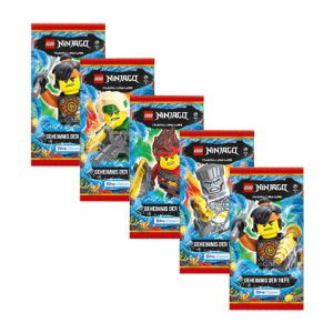 Lego Ninjago Serie 7 Trading Cards Geheimnisse der Tiefe - 5x Booster