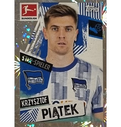 Topps Bundesliga Sticker Saison 2021/2022 Nr 076 Krzysztof Piatek