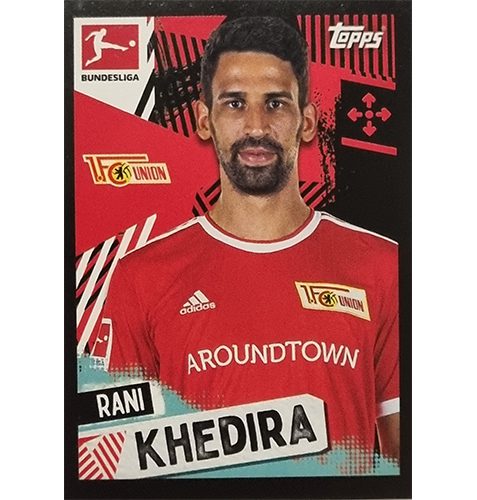 Topps Bundesliga Sticker Saison 2021/2022 Nr 089 Rani Khedira
