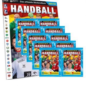 1x Sammelalbum 20x Tüten Saison 2021/2022 Blue Ocean Handball Sticker 2021/22 