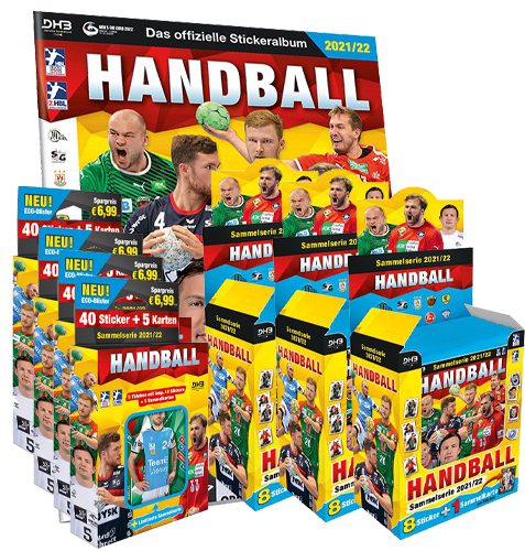 Blue Ocean Handball Sticker 2021/22 - Mega Bundle groß