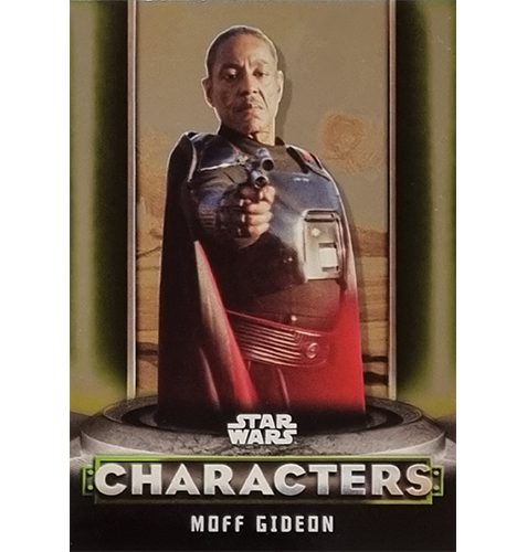 Topps The Mandalorian Trading Cards 2021 Nr C 08 MOFF GIDEON Green Parallels 036/299
