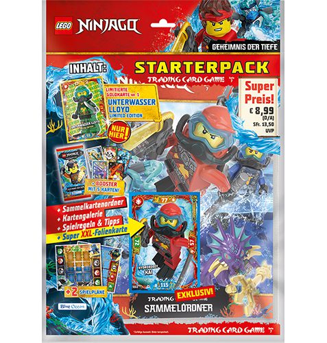 Lego Ninjago Serie 7 Trading Cards Geheimnisse der Tiefe - Starterpack