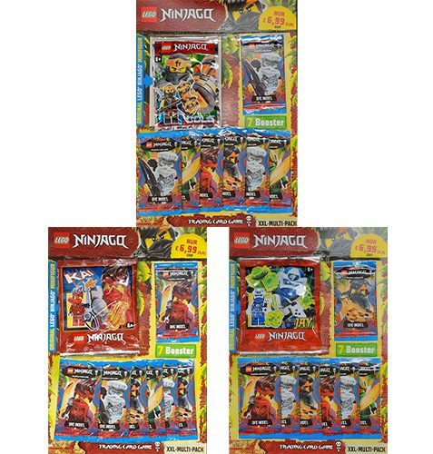 Lego Ninjago Serie 6 DIE INSEL Trading Cards alle 3 XXL Multi-Pack