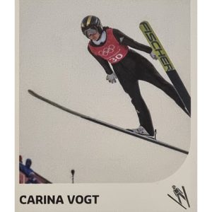 Panini Winterspiele 2022 Peking Sticker - Nr 100 Carina Vogt