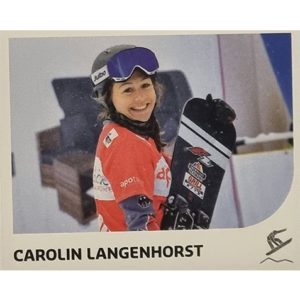 Panini Winterspiele 2022 Peking Sticker - Nr 113 Carolin Langenhorst