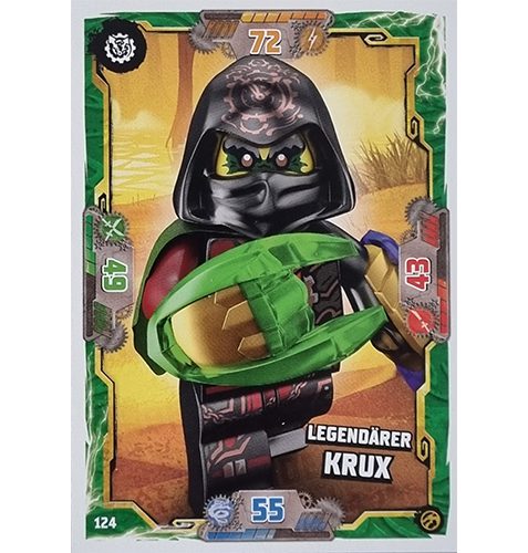 Lego Ninjago Serie 7 Trading Cards Geheimnisse der Tiefe - Nr 124 Legendärer Krux