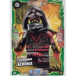 Lego Ninjago Serie 7 Trading Cards Geheimnisse der Tiefe - Nr 125 Legendärer Acronix