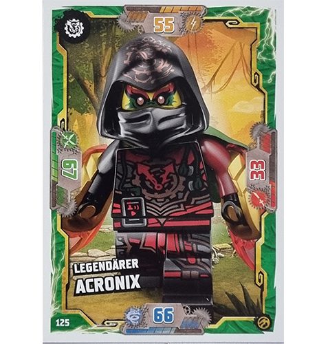 Lego Ninjago Serie 7 Trading Cards Geheimnisse der Tiefe - Nr 125 Legendärer Acronix