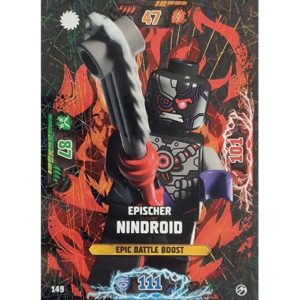 Lego Ninjago Serie 7 Trading Cards Geheimnisse der Tiefe - Nr 149 Epischer Nindroid