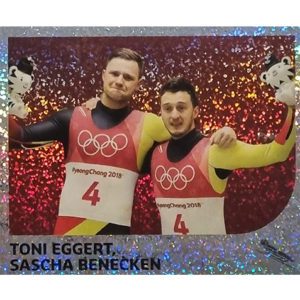 Panini Winterspiele 2022 Peking Sticker - Nr 155 Toni Eggert / Sascha Benecken