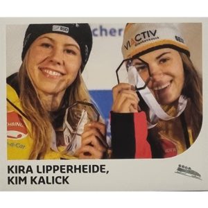 Panini Winterspiele 2022 Peking Sticker - Nr 159 Kira Lipperheide / Kim Kalick