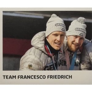 Panini Winterspiele 2022 Peking Sticker - Nr 160 Team Francesco Friedrich