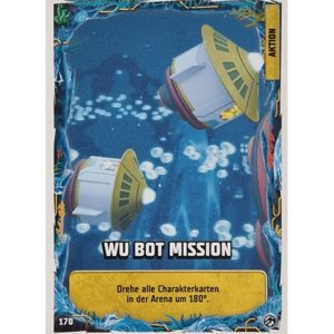 Lego Ninjago Serie 7 Trading Cards Geheimnisse der Tiefe - Nr 170 Wu Bot Mission