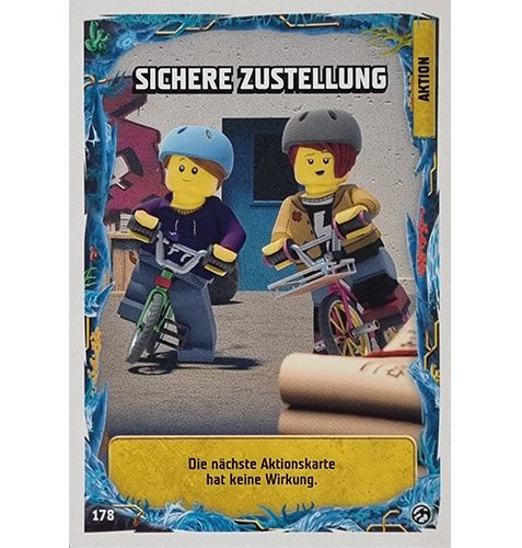 Lego Ninjago Serie 7 Trading Cards Geheimnisse der Tiefe - Nr 178 Sichere Zustellung