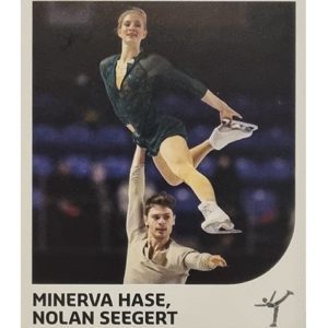 Panini Winterspiele 2022 Peking Sticker - Nr 189 Minerva Hase / Nolan Seegert
