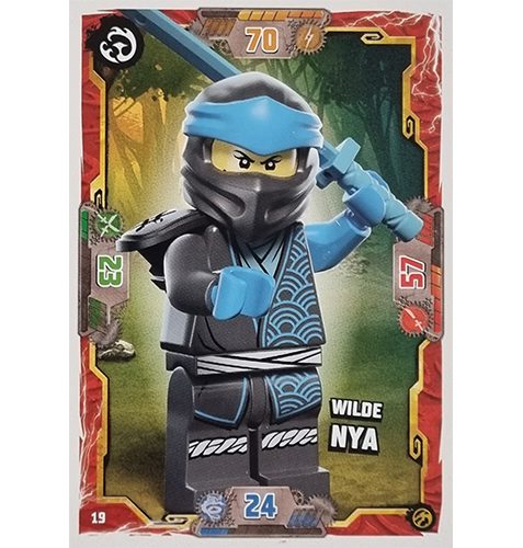 Lego Ninjago Serie 7 Trading Cards Geheimnisse der Tiefe -Nr 019 Wilde Nya