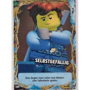 Lego Ninjago Serie 7 Trading Cards Geheimnisse der Tiefe - Nr 195 Selbstgefällig
