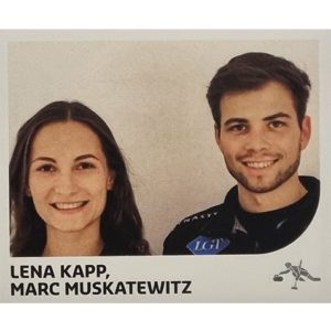 Panini Winterspiele 2022 Peking Sticker - Nr 203 Lena Kapp / Marc Muskatewitz