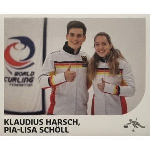Panini Winterspiele 2022 Peking Sticker - Nr 204 Klaudius Harsch / Pia-Lisa Schöll